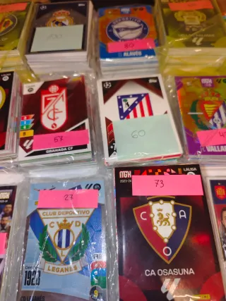 Lote cromos equipos españoles La Liga