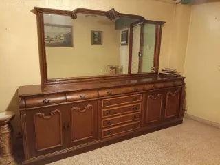 Conjunto Muebles Madera Maciza