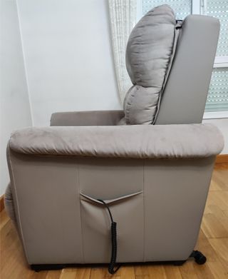 Sillón COSY UP 2 motores polipiel+microfibra