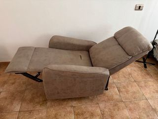 Sofá reclinable Gris