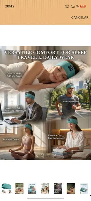 Navly Auriculares Bluetooth para Dormir