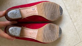 Zapatos Flamenco Profesional Senovilla Rojos