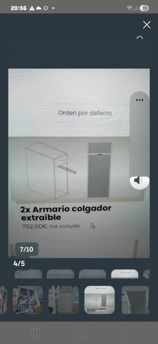 Escalera con cajones de alta calidad