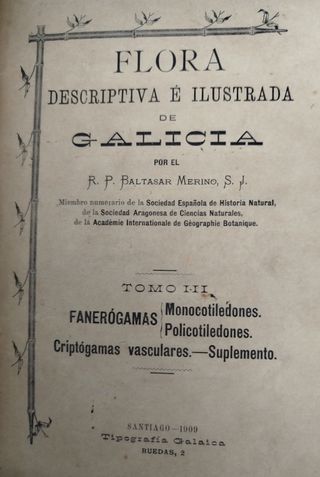 4 libros. Flora. Galicia