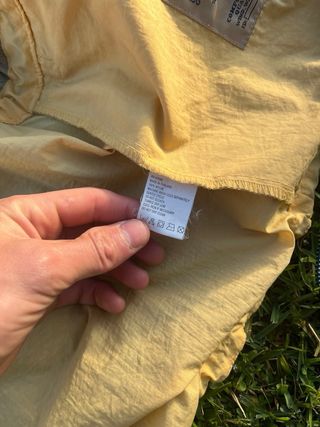 Chaqueta Cortavientos Timberland Amarilla Talla S