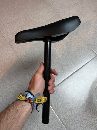 Sillín BMX Decathlon Negro