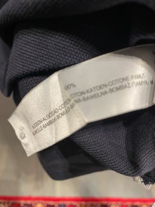 Polo Massimo Dutti azul