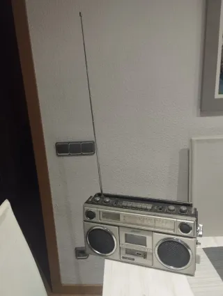 Radiocasete Contec Beige/Plata