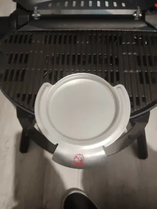 Barbacoa Gas Portátil Azul y Negra