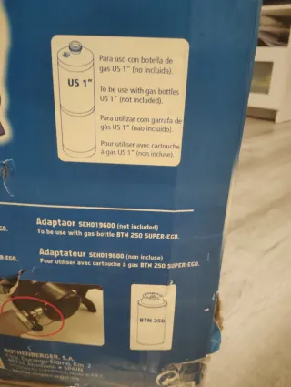 Barbacoa Gas Portátil Azul y Negra