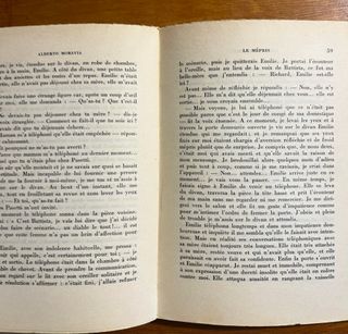 LITERATURA EN FRANCES "LE MÉPRIS". A. MORAVIA 1955