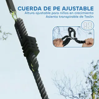 Columpio Nido Infantil Ø120cm Ajustable