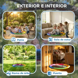 Columpio Nido Infantil Ø120cm Ajustable