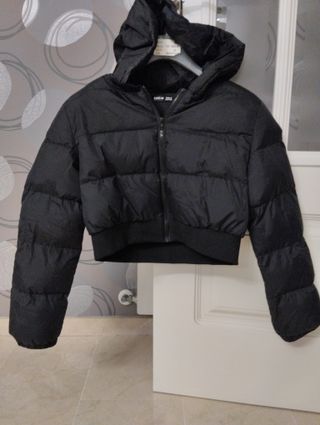 Chaqueta acolchada SHEIN negra