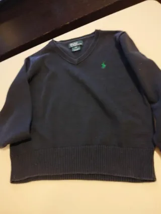 Maglioncino Polo Ralph Lauren Blu Scuro Taglia 5