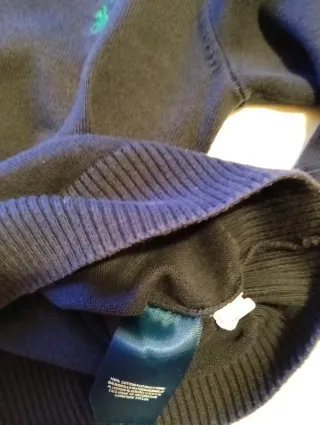 Maglioncino Polo Ralph Lauren Blu Scuro Taglia 5