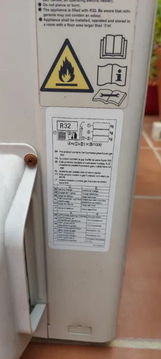 Placa base aire acondicionado