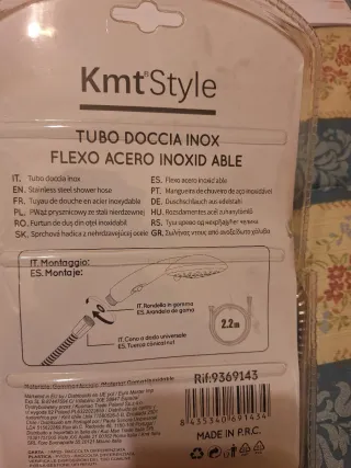 Tubo Doccia KmtStyle 2.2m