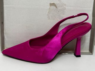 Zapatos tacón fucsia talla 37