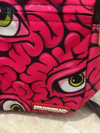 Mochila Sprayground Ojos Cerebro Rosa