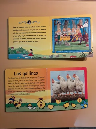 2 Libros Cuentos con Puzzle Infantiles