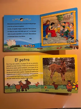 2 Libros Cuentos con Puzzle Infantiles