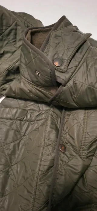 Chaqueta Barbour acolchada verde