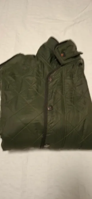 Chaqueta Barbour acolchada verde