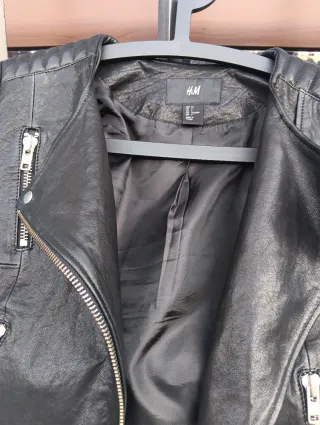 Chaqueta efecto piel H&M