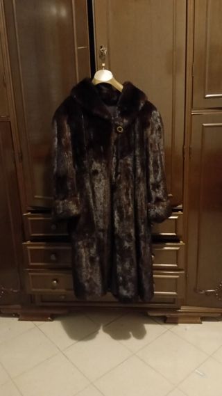 Pelliccia donna marrone