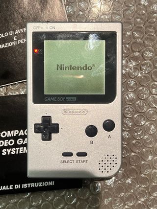 Nintendo Game Boy Pocket Plata