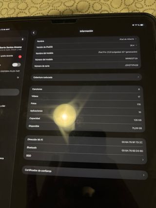 iPad Pro 12.9 5ª Gen (2021) Gris 128gb negociable