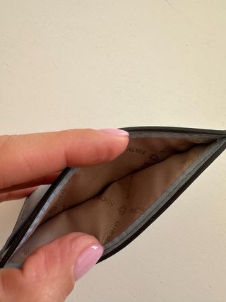 Porta tessere Michael Kors similpelle celeste