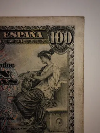 Billete 100 Pesetas Banco de España 1906