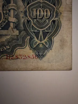 Billete 100 Pesetas Banco de España 1906