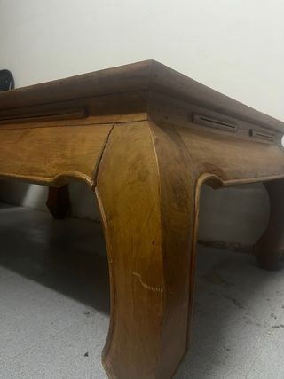 Mesa Centro Teca Colonial 120x80