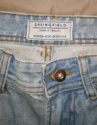 Pantalón corto vaquero Springfield Talla 38
