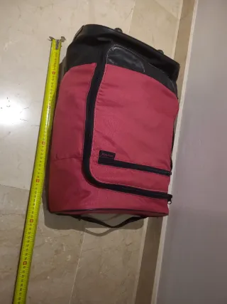 Maleta de viaje con ruedas 47x56x18 color rosa fuc