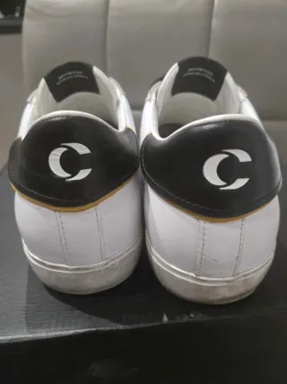 Crime London Scarpe Sneakers Bianche Nere