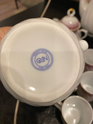 Juego de café de porcelana portuguesa