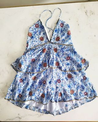 Vestido Zara con abalorios