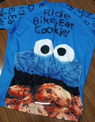 Maillot Ciclismo Talla 3XL Cookie Monster