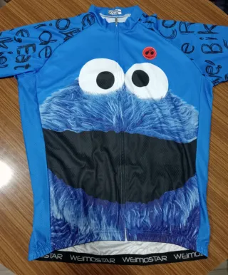 Maillot Ciclismo Talla 3XL Cookie Monster