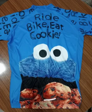 Maillot Ciclismo Talla 3XL Cookie Monster