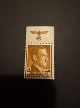 Sello Hitler Deutsches Reich Generalgouvernement