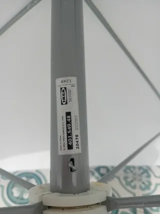 Ombrellone da esterno bianco