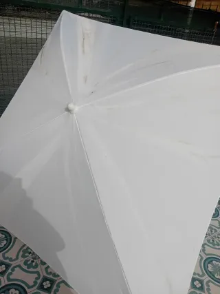 Ombrellone da esterno bianco