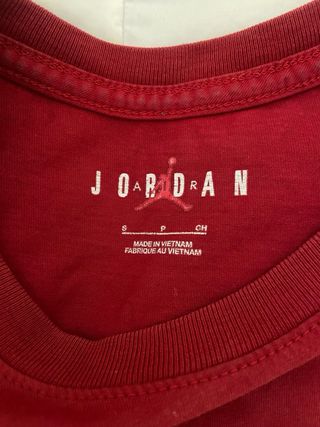 Camiseta Jordan Roja