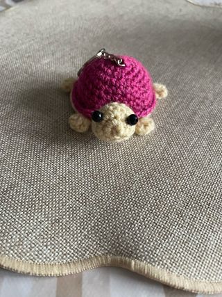 Tartaruga uncinetto portachiavi