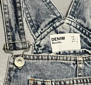 Mono vaquero largo desgastado